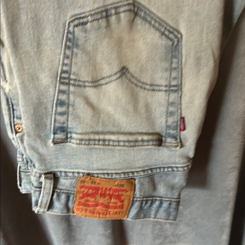 Levi's Blue Slim Straight Jeans with Vintage Appeal